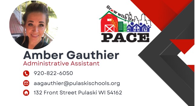 Amber Gauthier, Admin Assistant at Pulaski Schools