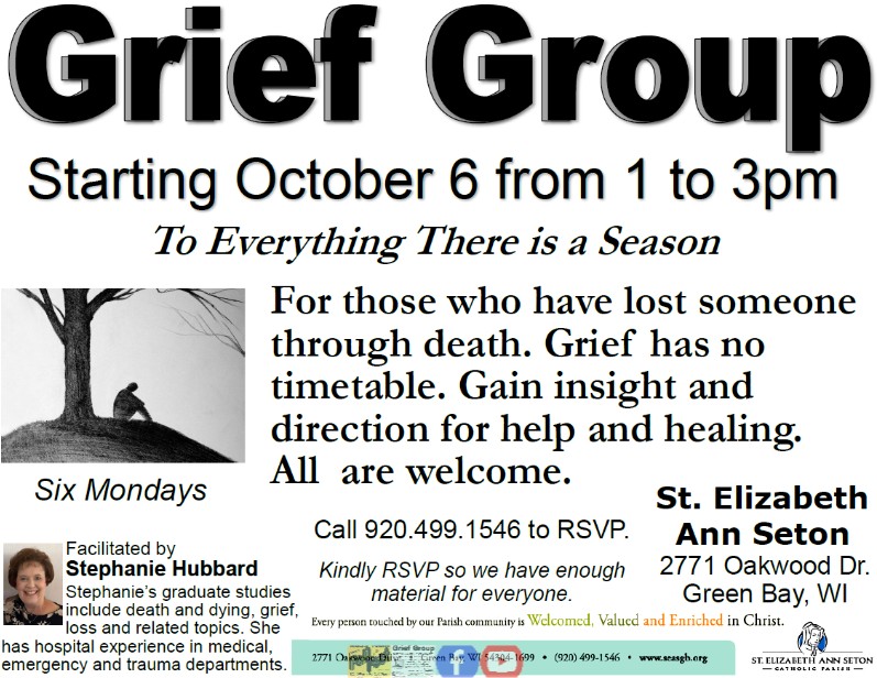 Grief Group - St. Elizabeth Ann Seton
